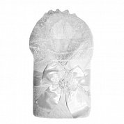 "МоёДитё" комплект нарядный на выписку белый арт Т130К (лето) "Вербена"