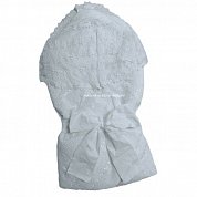 "МоёДитё" комплект нарядный шитьё для новорождённых белый 127Ш-2С (весна-осень) "Вербена"